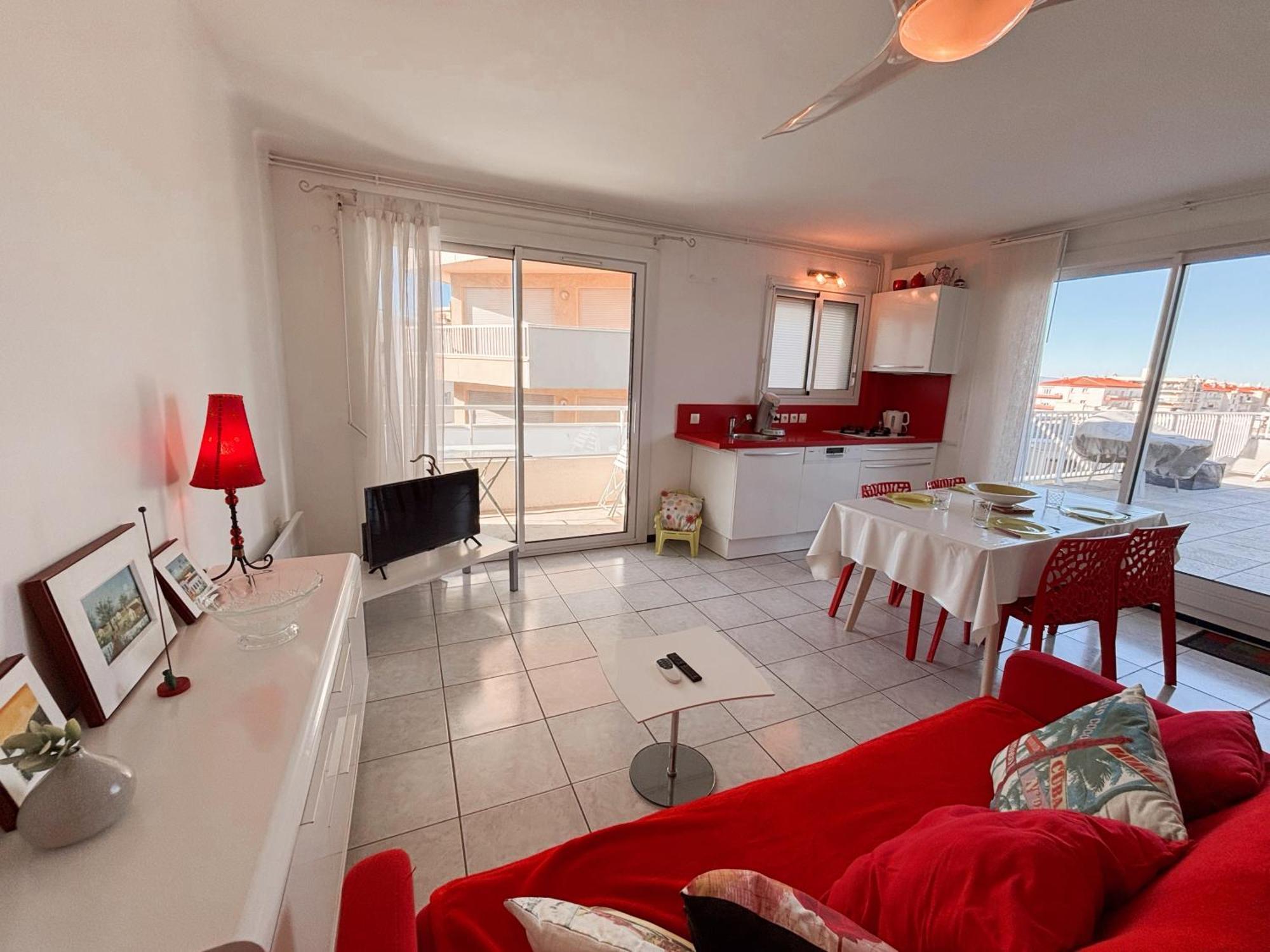 Magnifique Appartement Terrasse -36- Canet-en-Roussillon Exterior foto